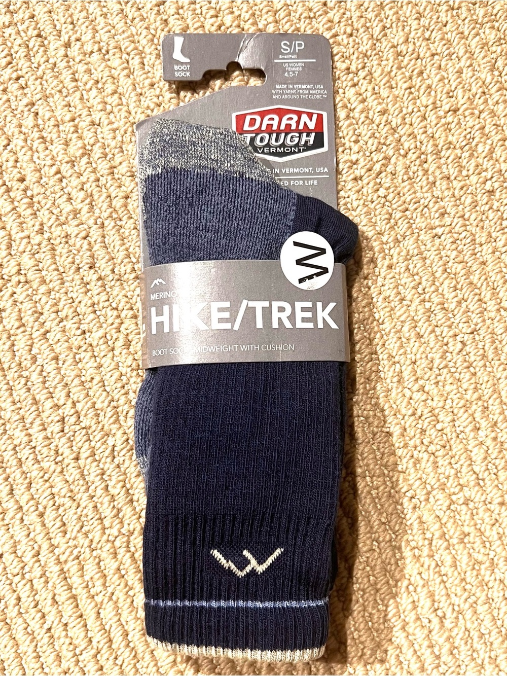 Darn Tough Women's Hiker Boot S/P Cushion Socks 1907 Exlipse